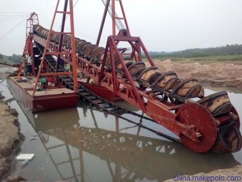 青州市恒科矿沙机械厂 产品中心 其他选矿设备 厂家直销 小型链斗挖沙